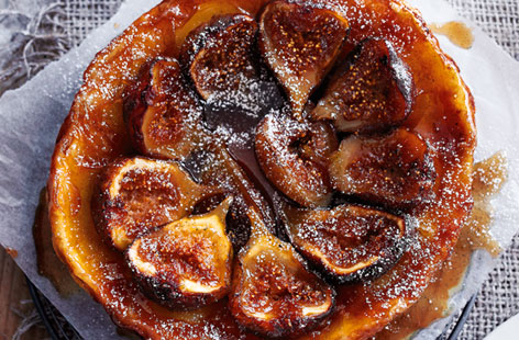 Tarte Tatin has had an exciting makeover! This gorgeous pud makes the most of juicy figs, sweet vanilla and creamy hazelnuts. Use ready-rolled puff pastry to get that perfect light, flaky base. Can be frozen, too.