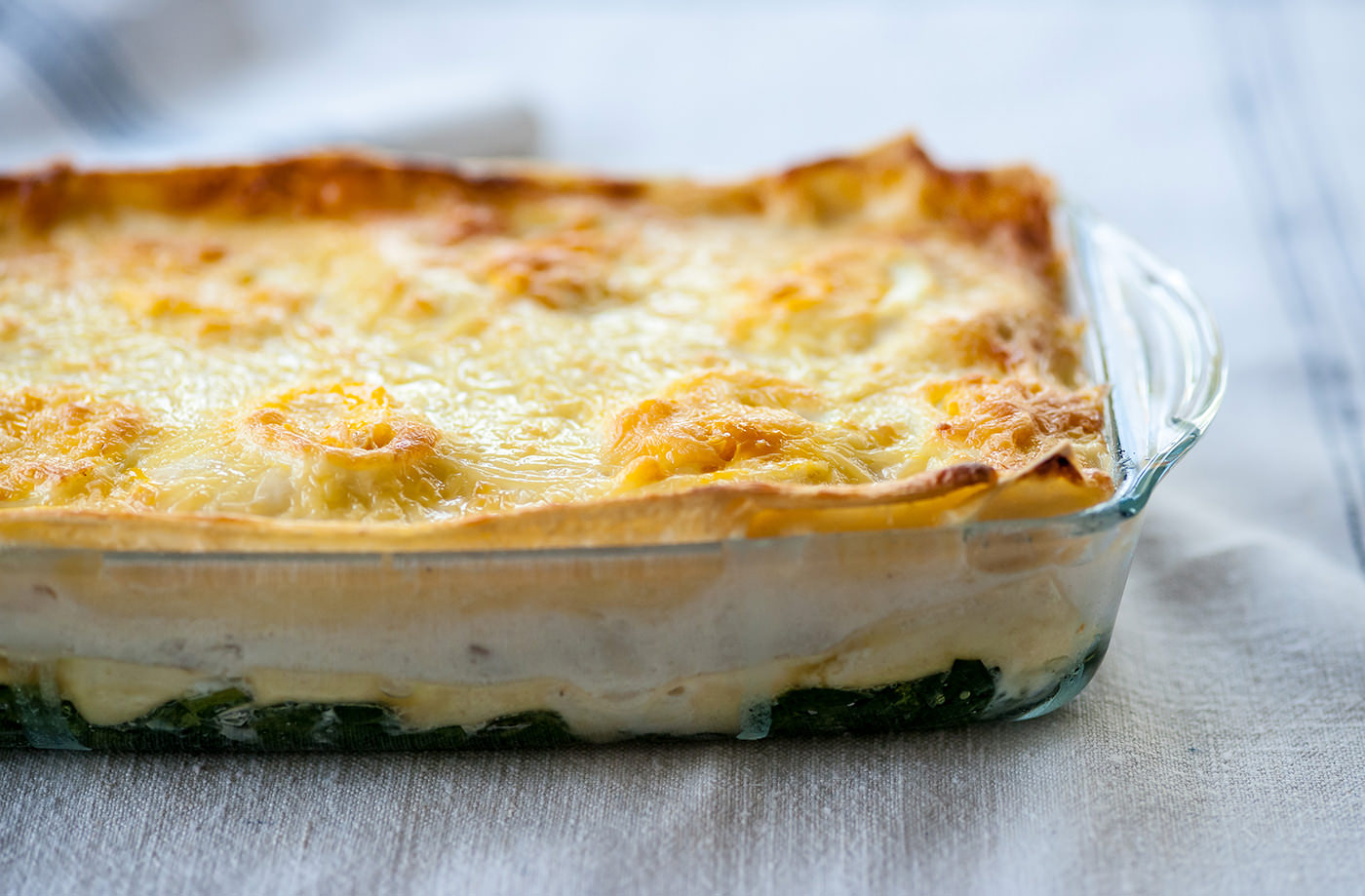 Mark Dodson’s fish lasagne with cheesy topping recipe