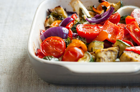 A vibrant, vegetable-packed dish that’s simple to make and gives the children a chance to get their hands messy.