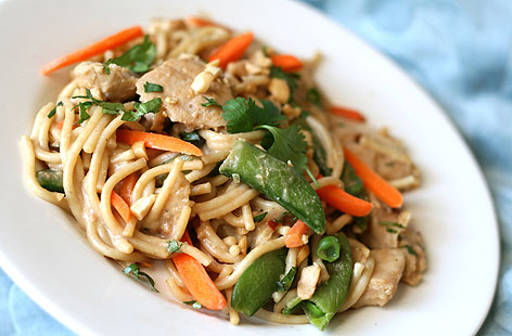 Whip up this vibrant ginger chicken stir-fry noodle for a speedy midweek meal