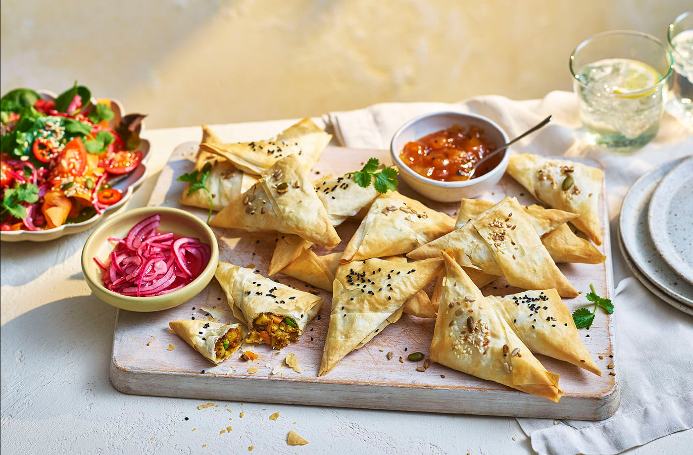 Baked samosas recipe