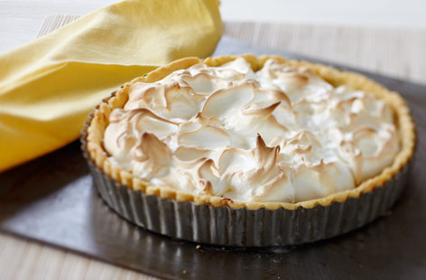 A gluten-free version of a traditional lemon meringue pie that combines sweet gluten-free pastry, zingy lemon curd and soft pillowy meringue for a dessert that is sure to be a big hit. Taste the curd before you fill and adjust the sugar and lemon according to your own preference.