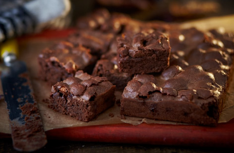 Indulge yourself this Bonfire Night with these rich chocolate brownies, filled with gooey marshmallow centres.