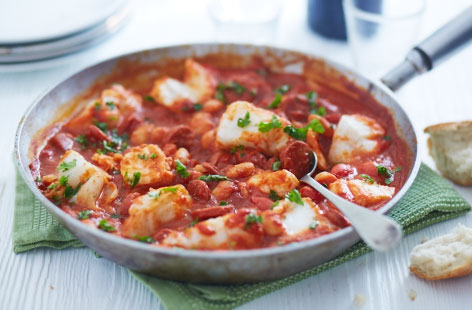 Try your hand at making this delicious and heartwarming cod and chorizo stew