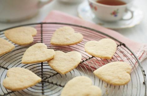 These heart-shaped gluten-free biccies are sweet, delicious and simple to make.