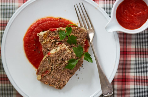 Serve up a storm with this delicious family-sized Italian meatloaf for dinner tonight