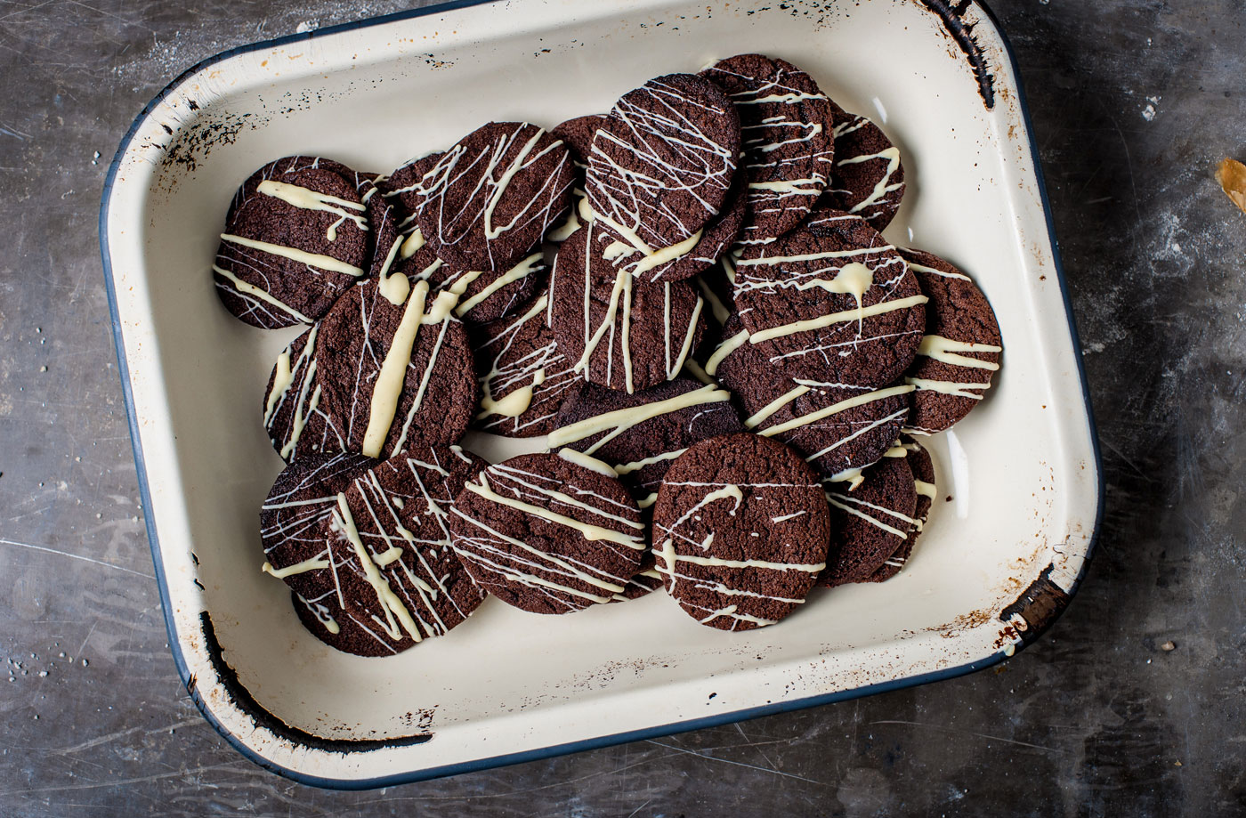 Vivek Singh's hot chocolate biscuits  recipe