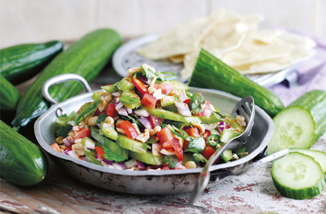 Try this deliciously fresh cucumber salad to sample the best of this season's harvest.