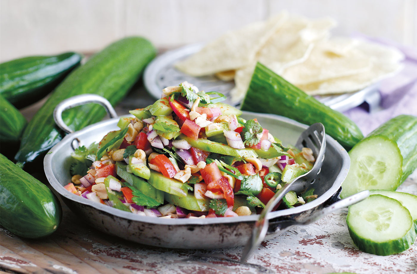 Indian-style cucumber salad recipe