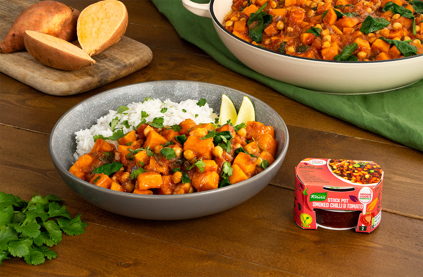 Tim's 'in-a-hurry' sweet potato curry recipe