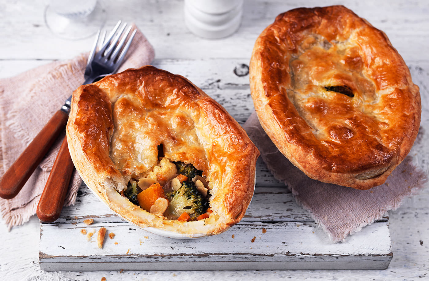 Vegetable korma pies recipe