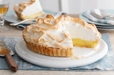 This classic lemon meringue pie will never fail to impress your guests. With crisp pastry, tart lemon curd and towering fluffy meringue, this is the ultimate dinner party dessert.