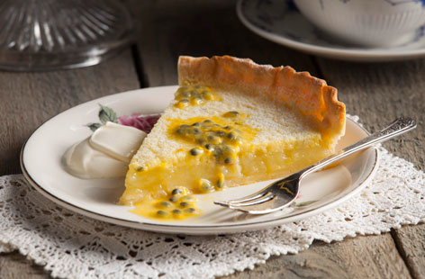If you're looking for for lighter tasting desserts and puds, try this citrussy lemon and passionfruit tart