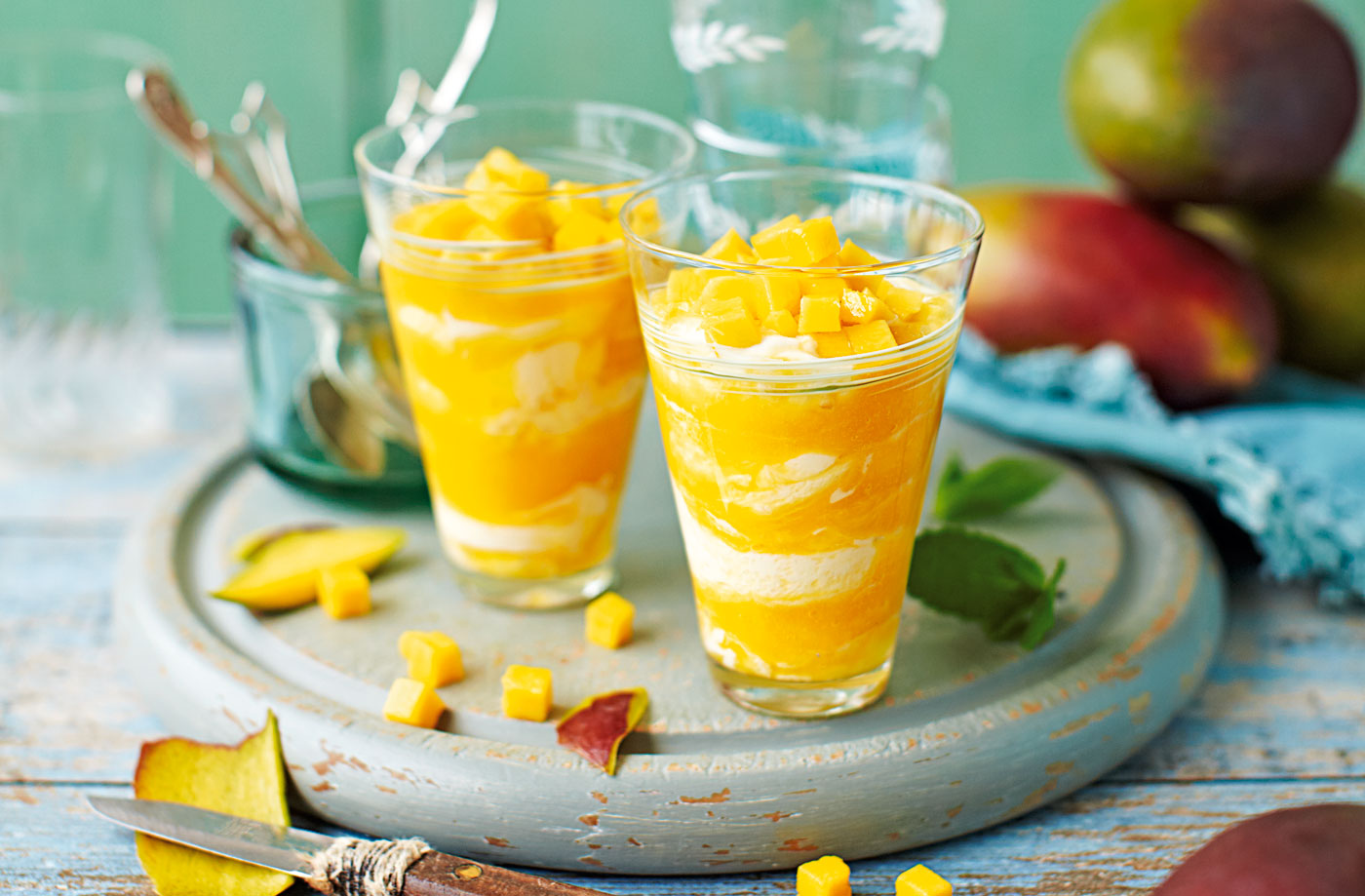 Mango lassi syllabub recipe