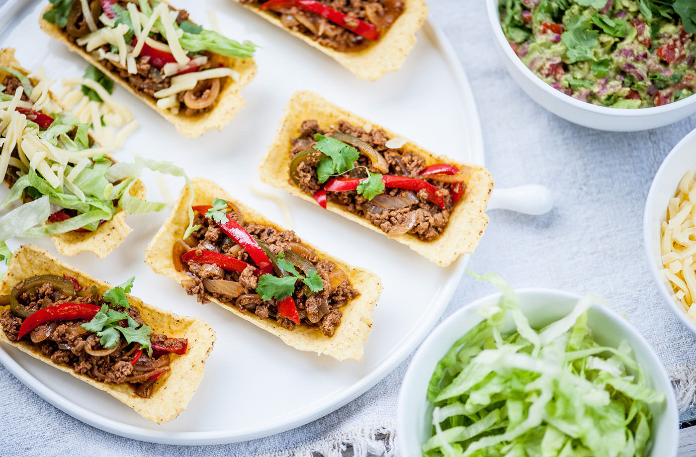 Matthew Tomkinson's spicy veggie tacos with guacamole recipe
