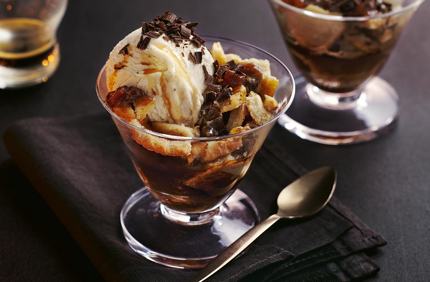 Mince pie affogato recipe