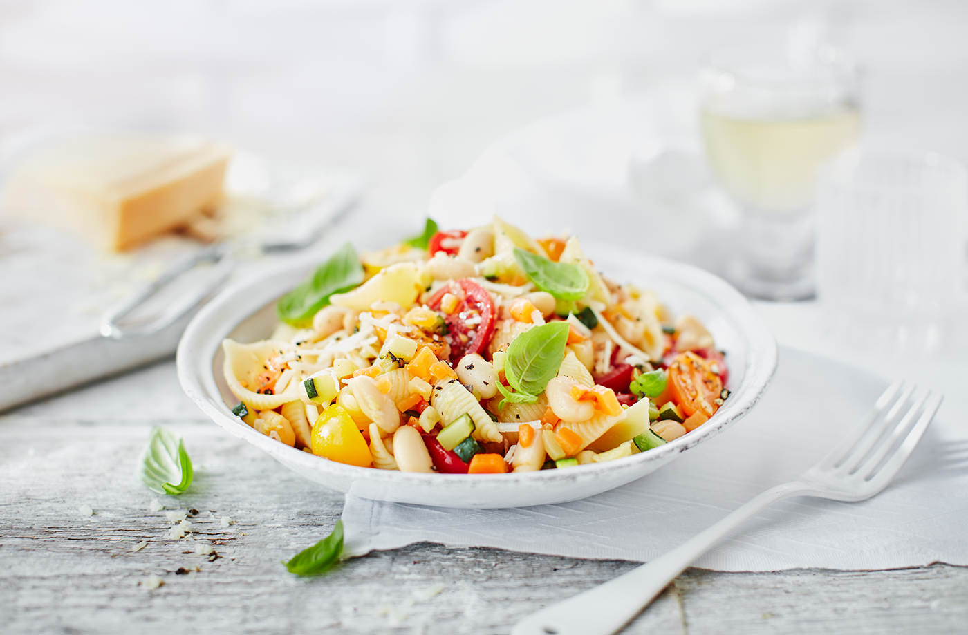 Minestrone pasta salad recipe