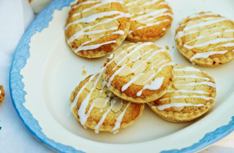 There's nothing like a little something sweet with a cup of tea. These mini bakewell tarts are made by filling shortcrust pastry bases with a dollop of raspberry jam followed by a sweet and nutty frangipane.