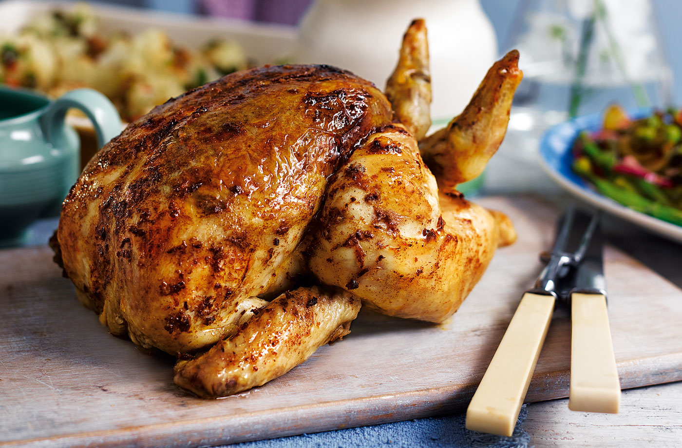 Moroccan-spiced roast chicken recipe