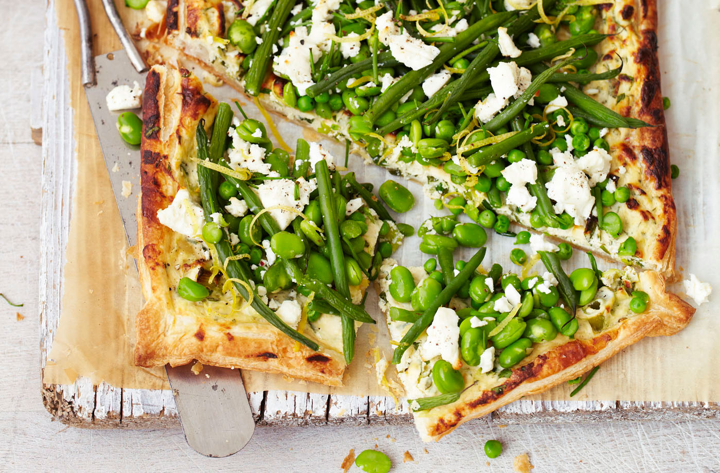 Summer veg tart recipe