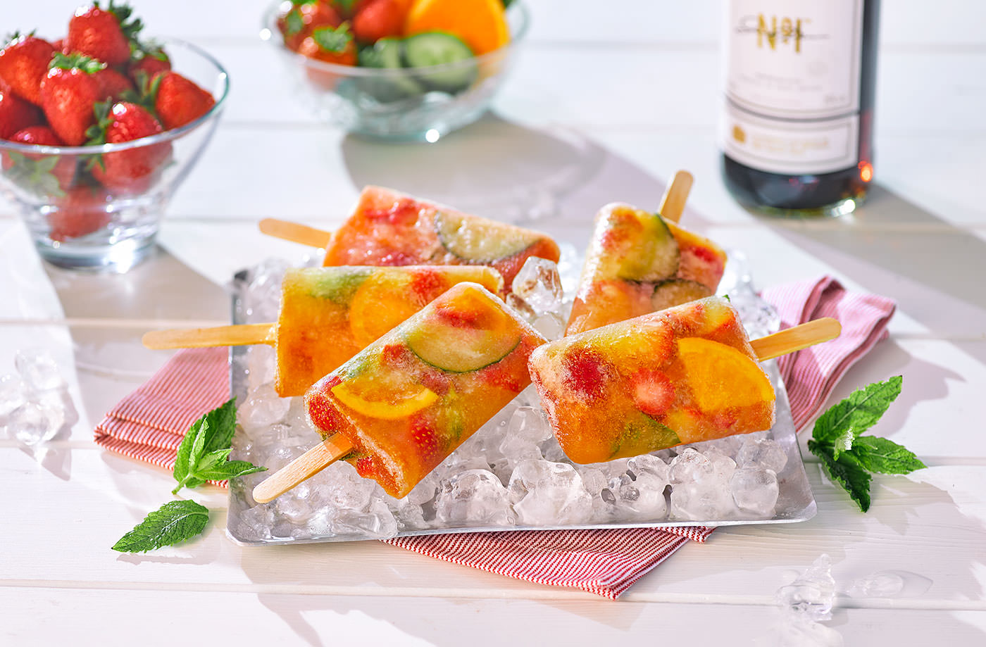 Pimm’s ice lollies recipe