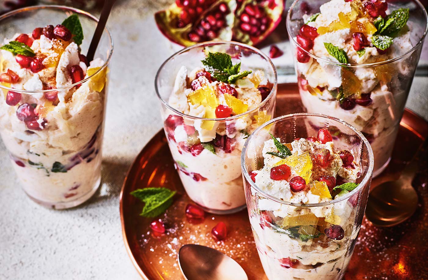 Pomegranate mess pots recipe