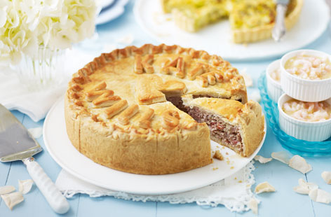 A classic British pie to get into the street-party spirit