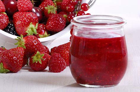 Whip up a quick batch of jam if you've a glut of soft fruit that's gone past its best. You'll just need 300g caster sugar and 300g strawberries, blackberries or raspberries. Perfect for slathering on toast or for sandwiching in a Victoria sponge.