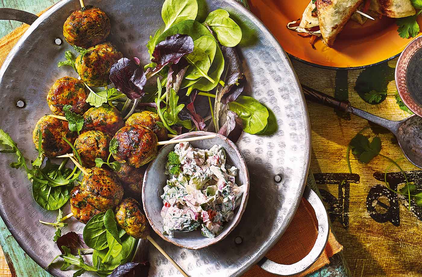 Mini fish tikka kebabs recipe