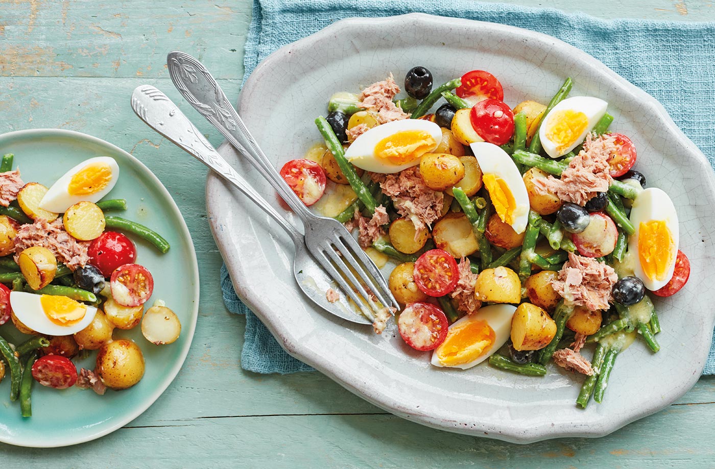 Warm tuna niçoise recipe
