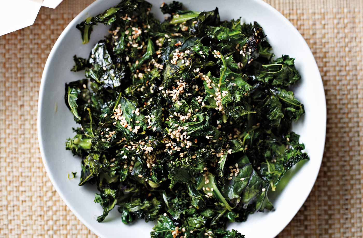 Baked crispy kale recipe