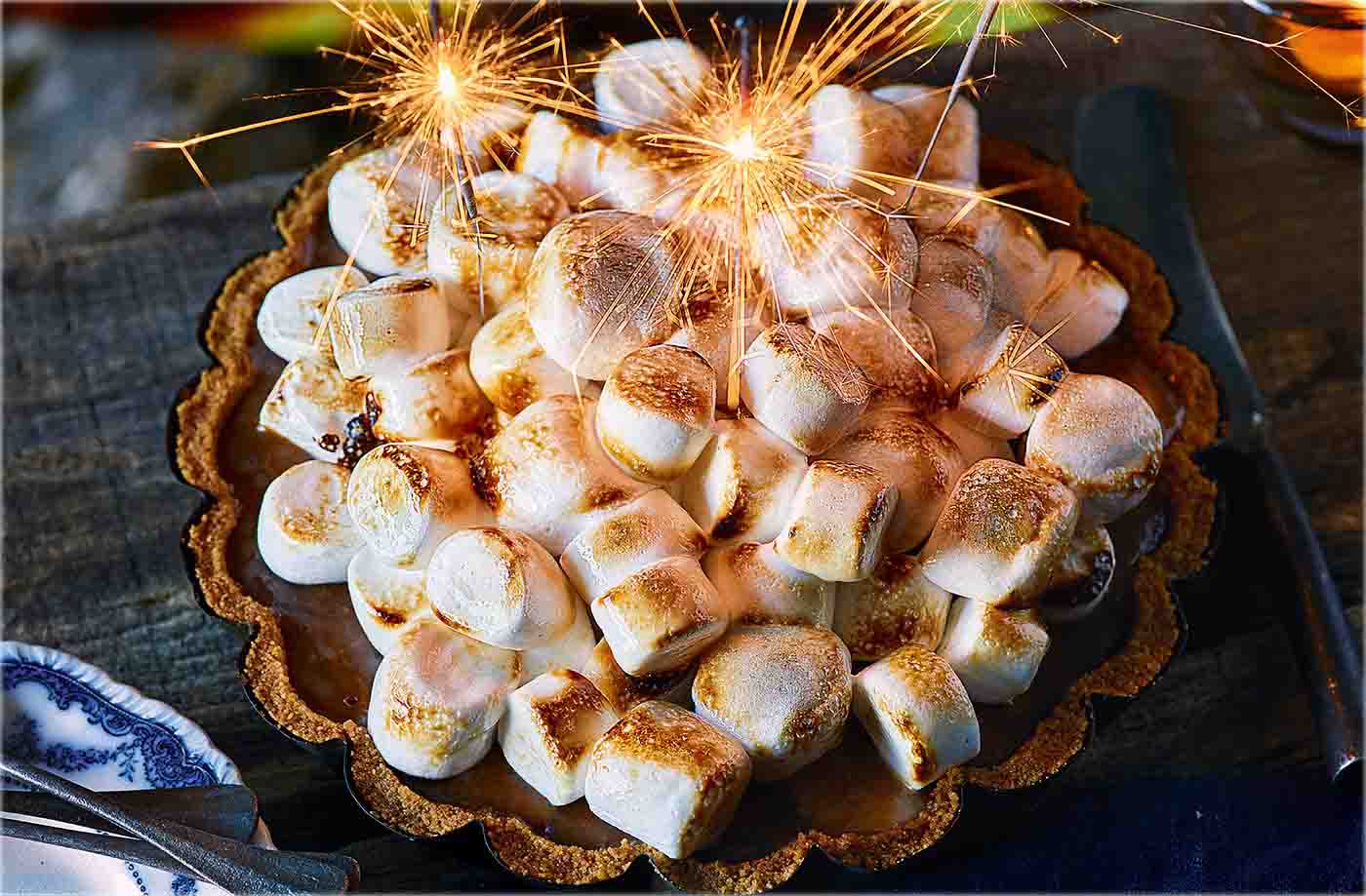 Bonfire banoffee pie recipe