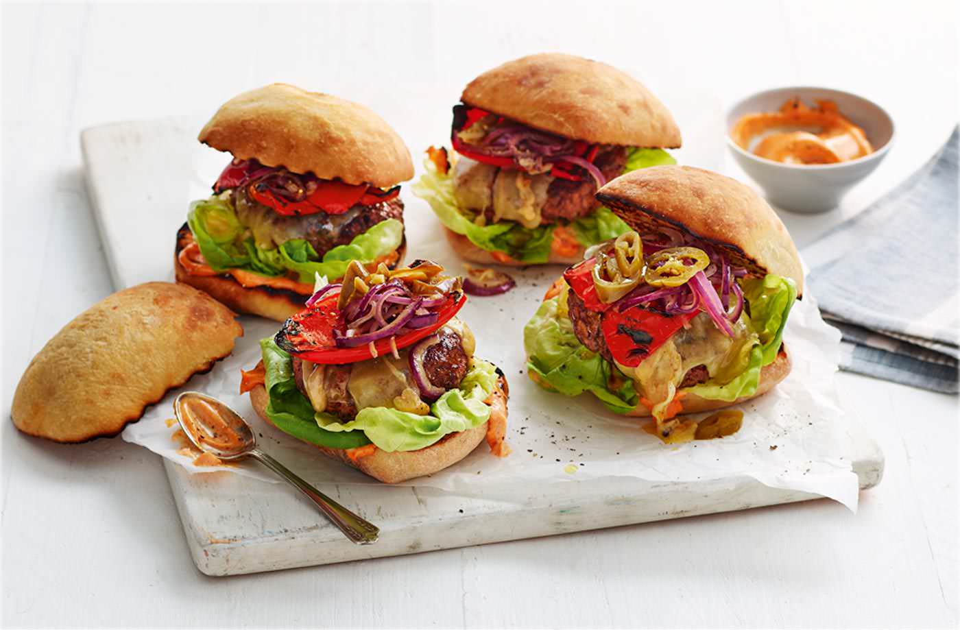 Dee's 'fingers crossed' paprika burgers recipe