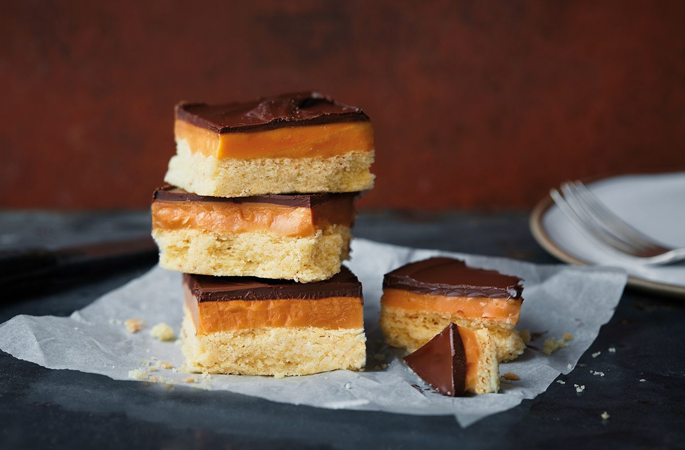 Salted caramel millionaire's shortbread recipe