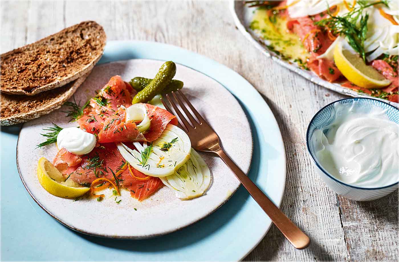 Cheat’s citrus gravadlax recipe