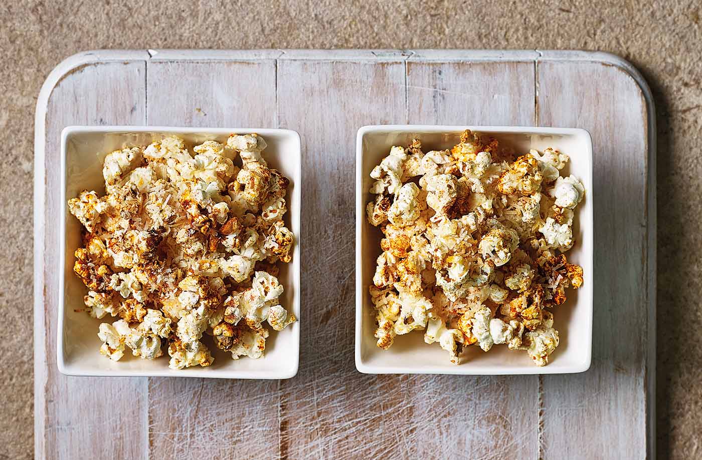 Cheesy popcorn recipe