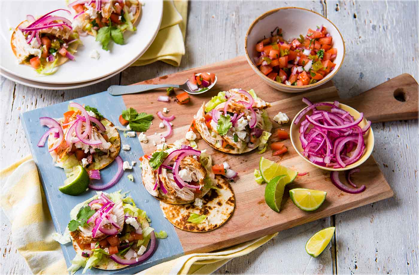 Chicken tostada recipe