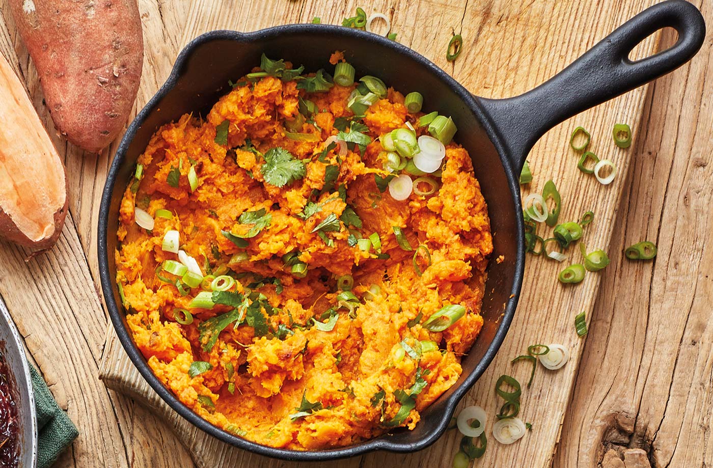 Chipotle mashed sweet potatoes recipe