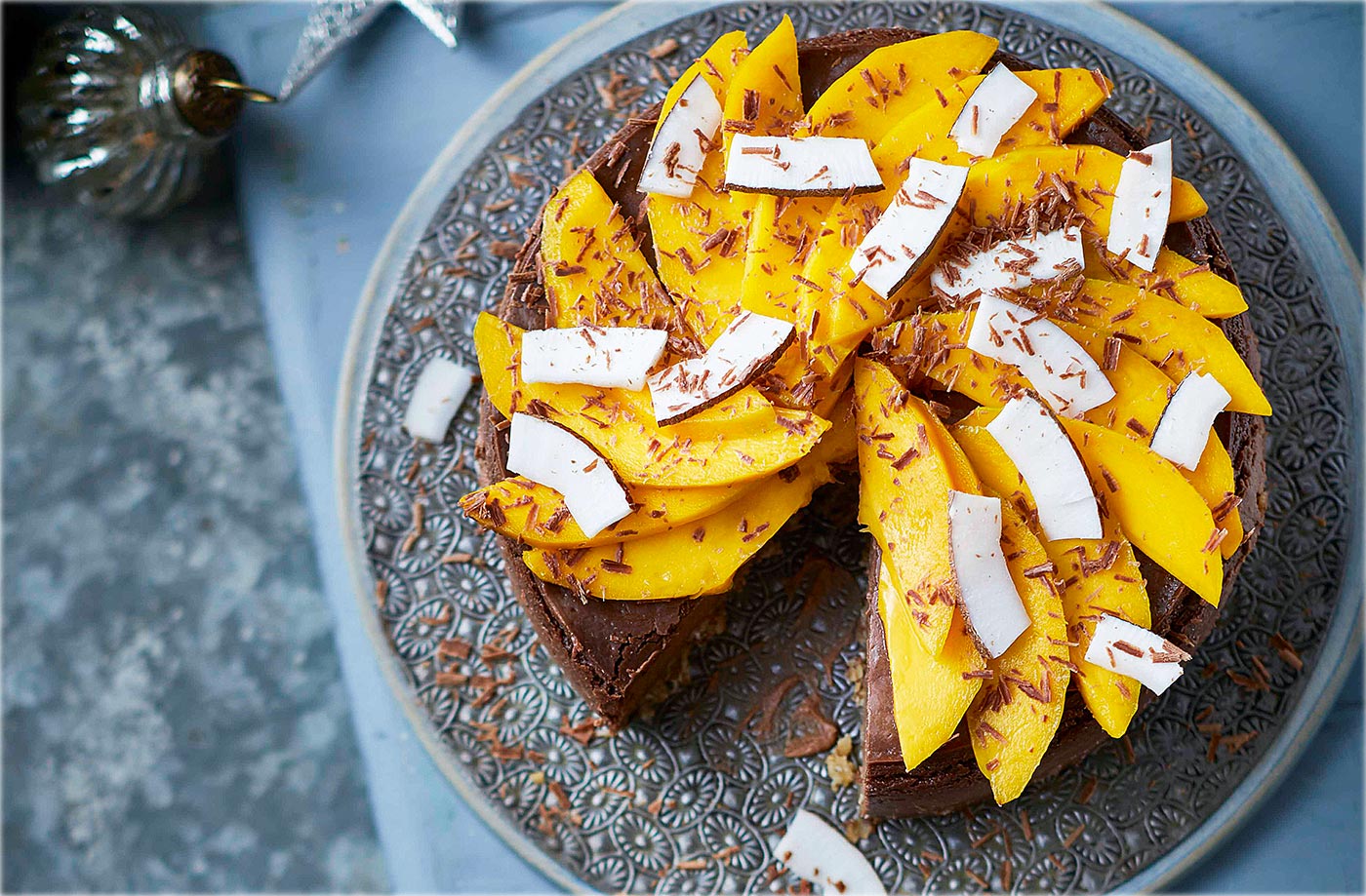 Chocolate and coconut torte recipe