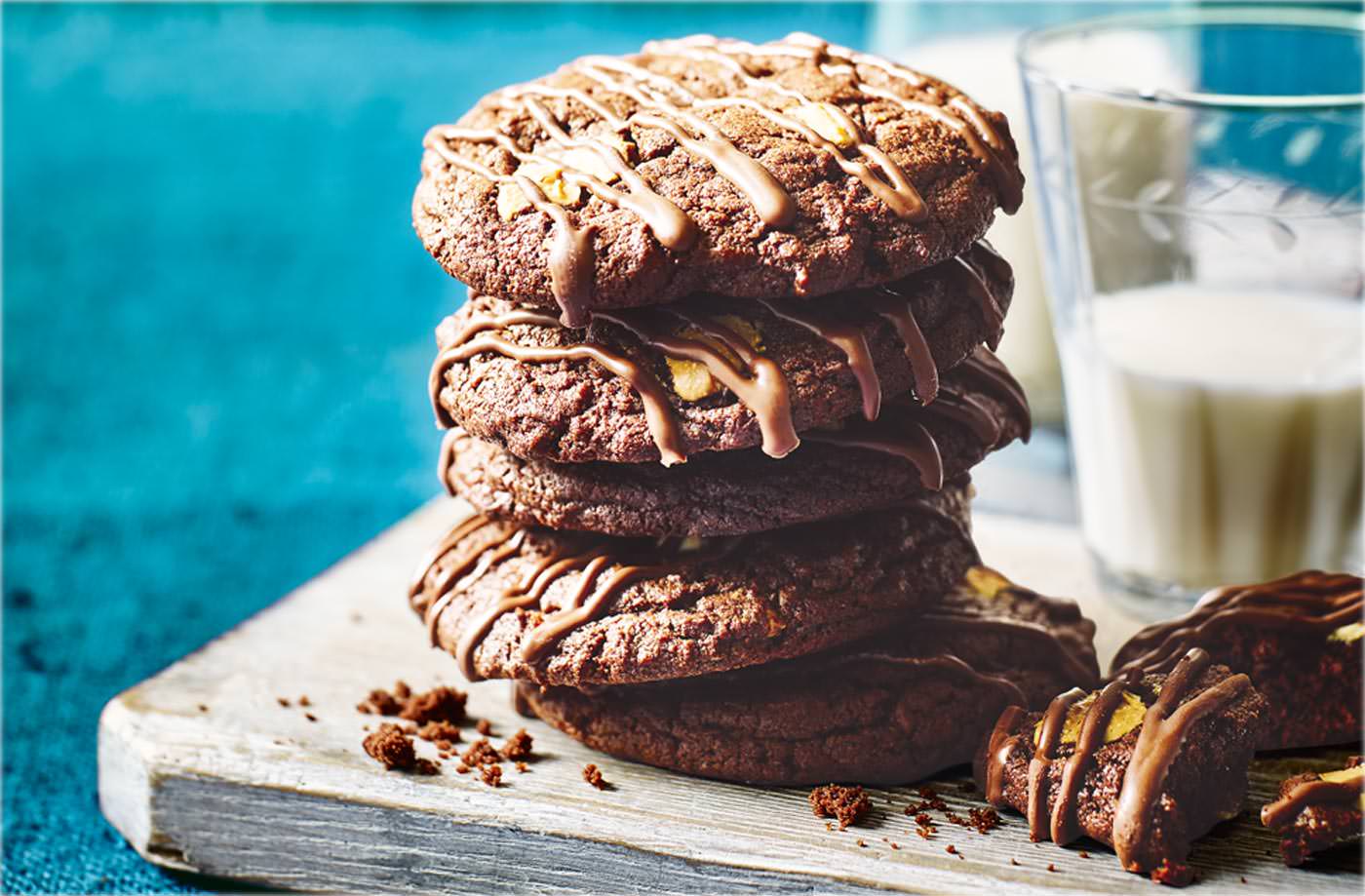 Triple chocolate cookies recipe