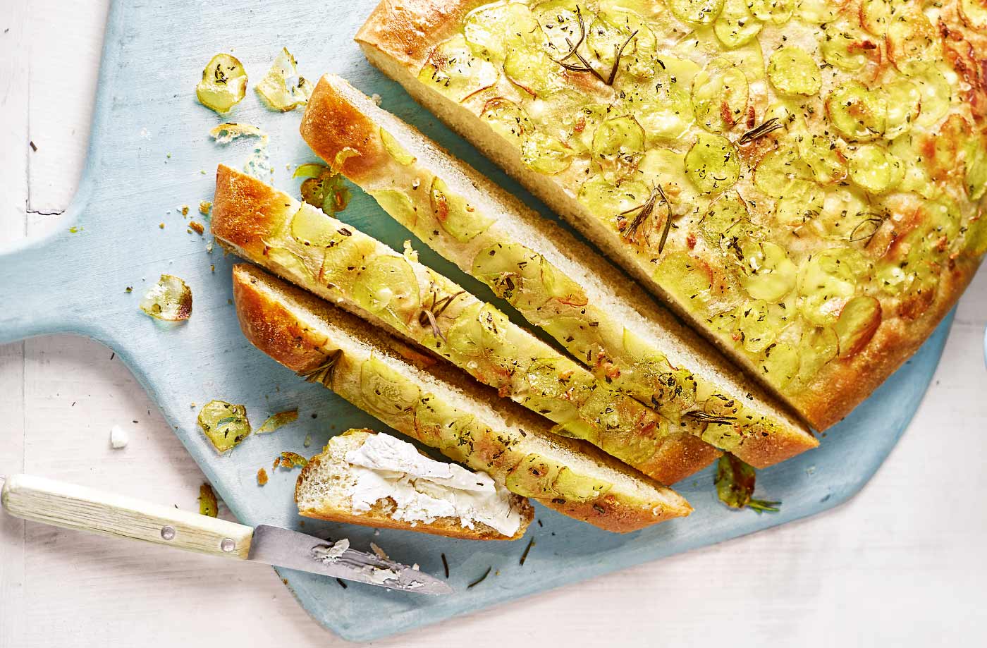 Cornish potato and rosemary focaccia recipe