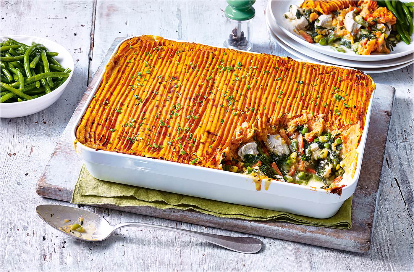 Mum's 'all from frozen' sweet potato pie recipe
