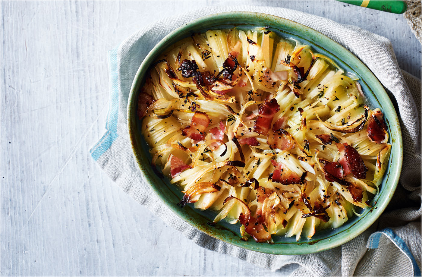 Spiral potato gratin recipe