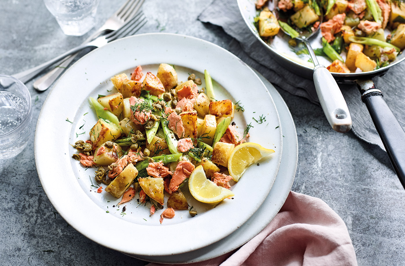 Salmon hash recipe