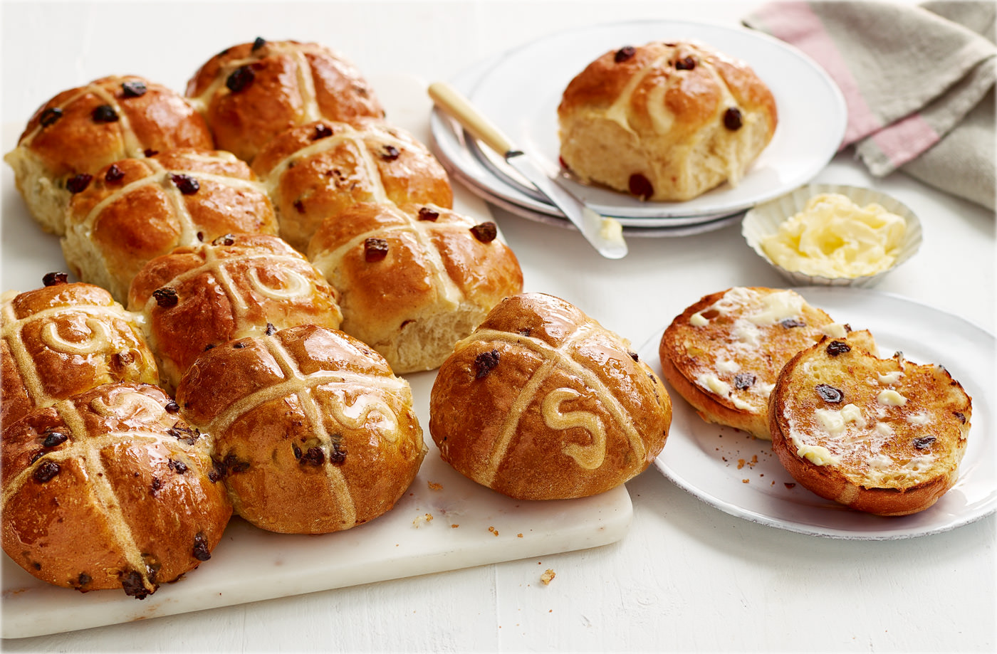 Linda's 'handwritten' hot cross buns recipe