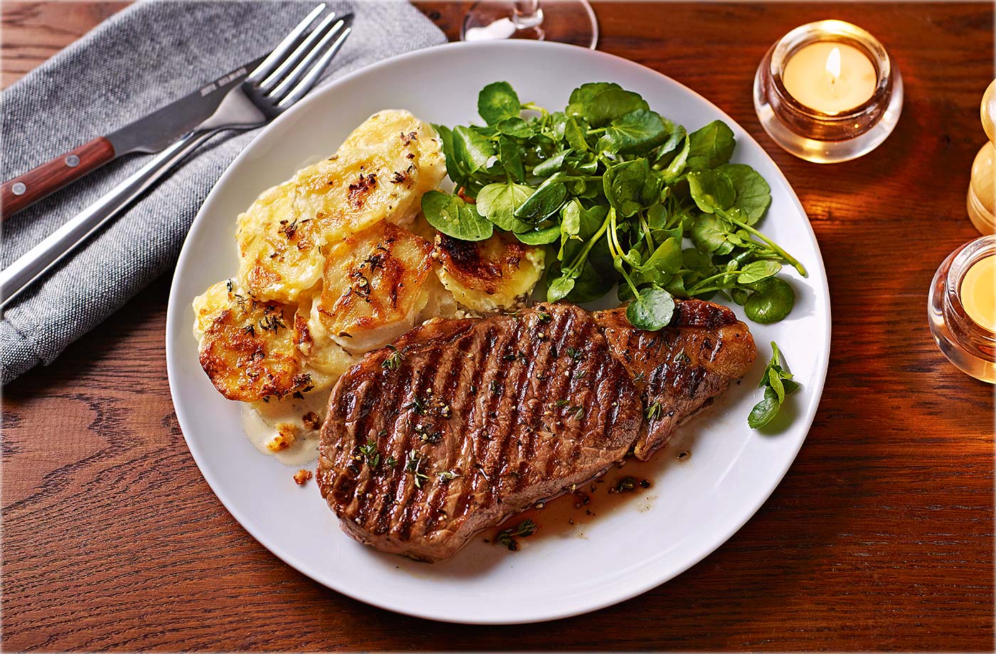 Jimmy's 'Finest' steak for two recipe