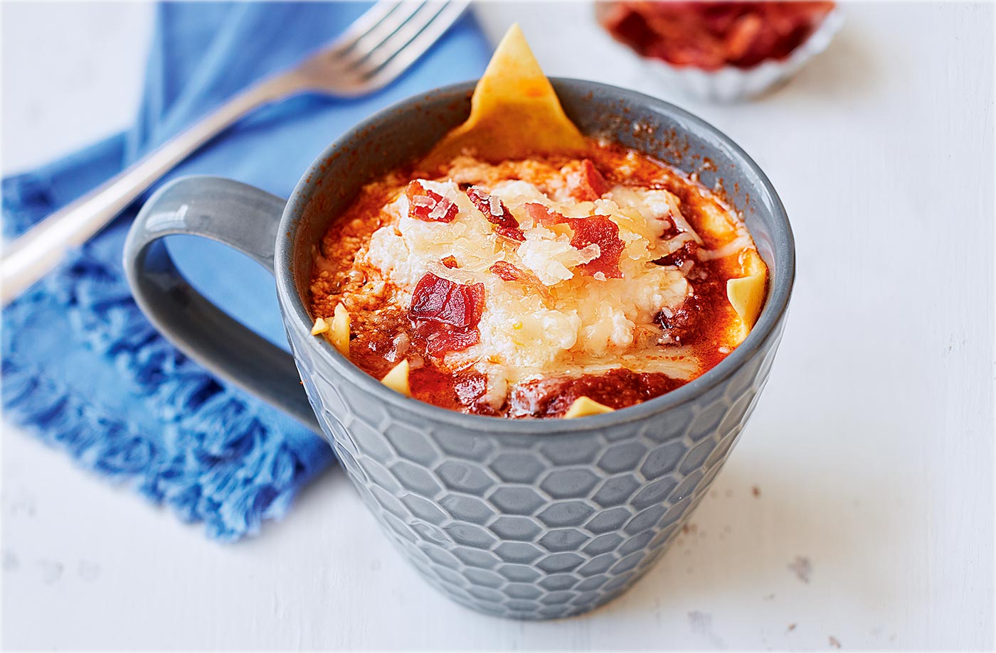 Crispy bacon lasagne recipe