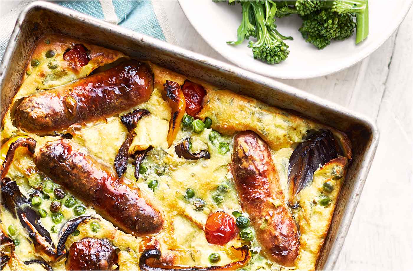 Lighter toad-in-the-hole recipe