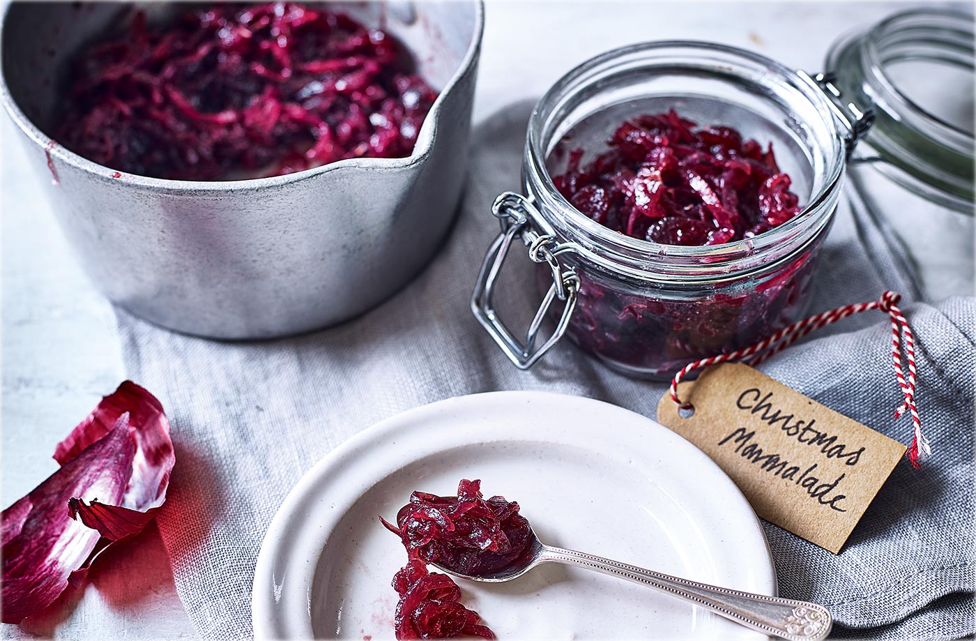 Red onion, port and cranberry marmalade recipe