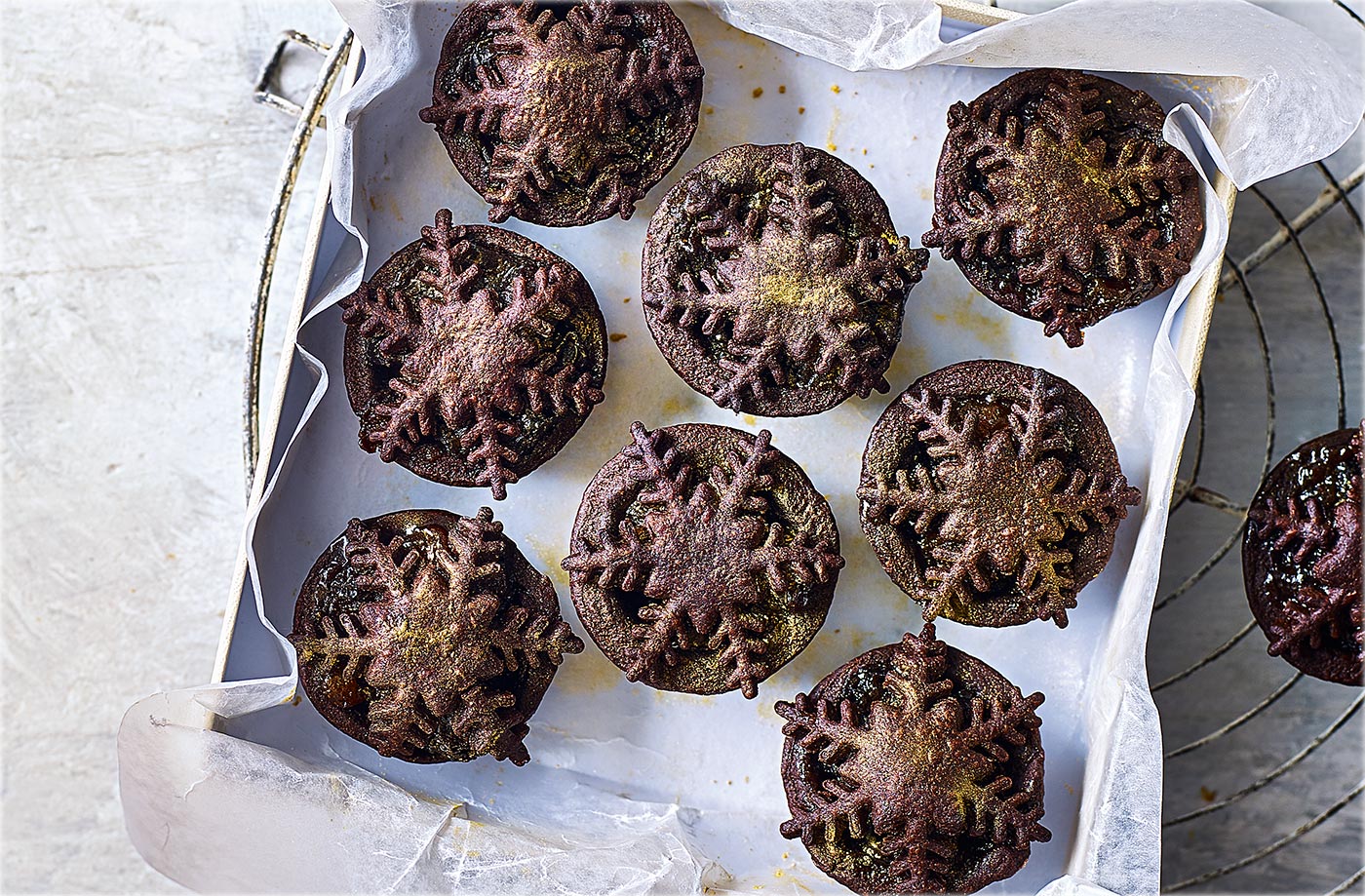 Black Forest mini mince pies recipe